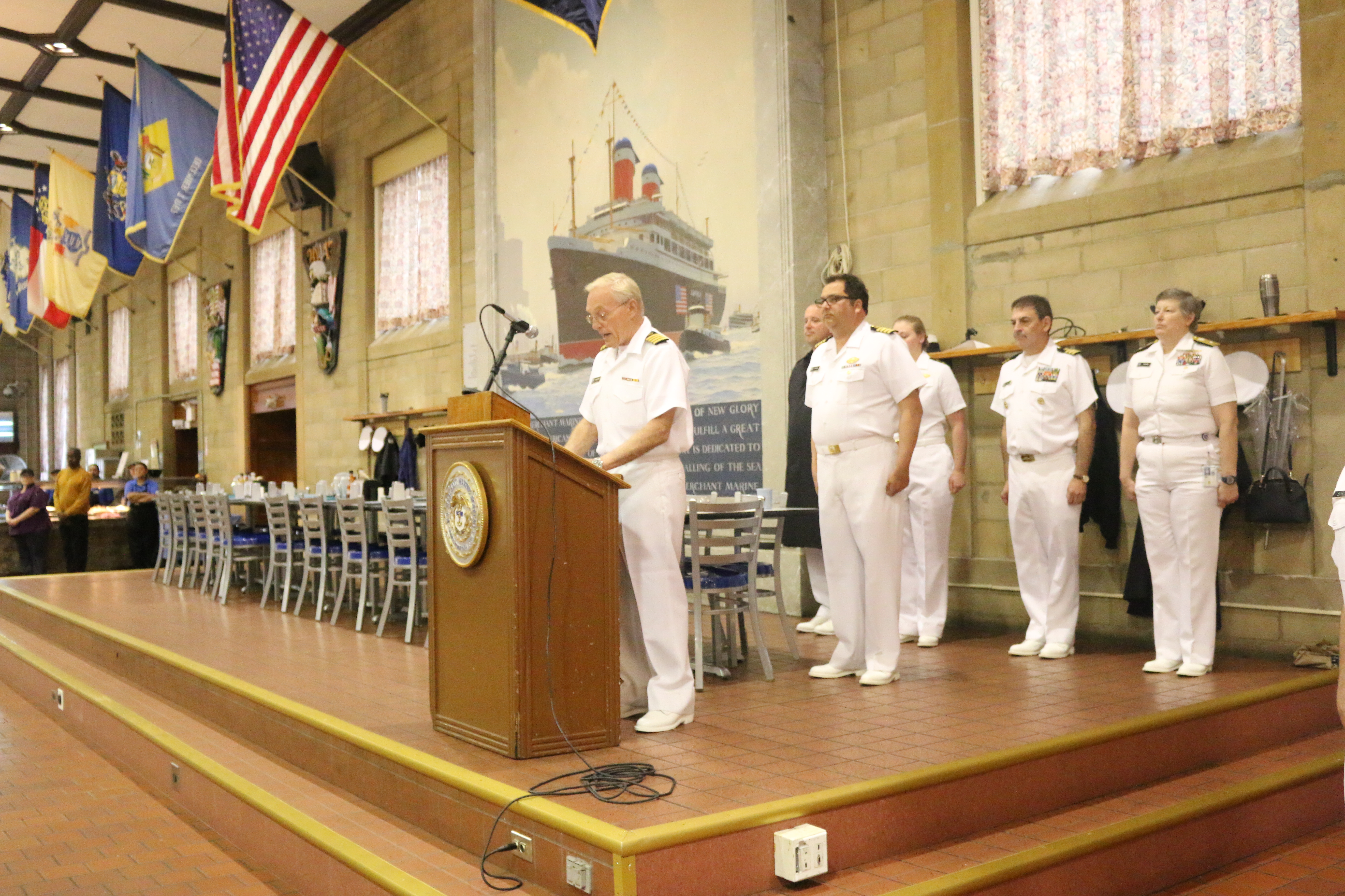 CAPT John Hagedorn honors our Merchant Mariners - reads Presidential Proclamation