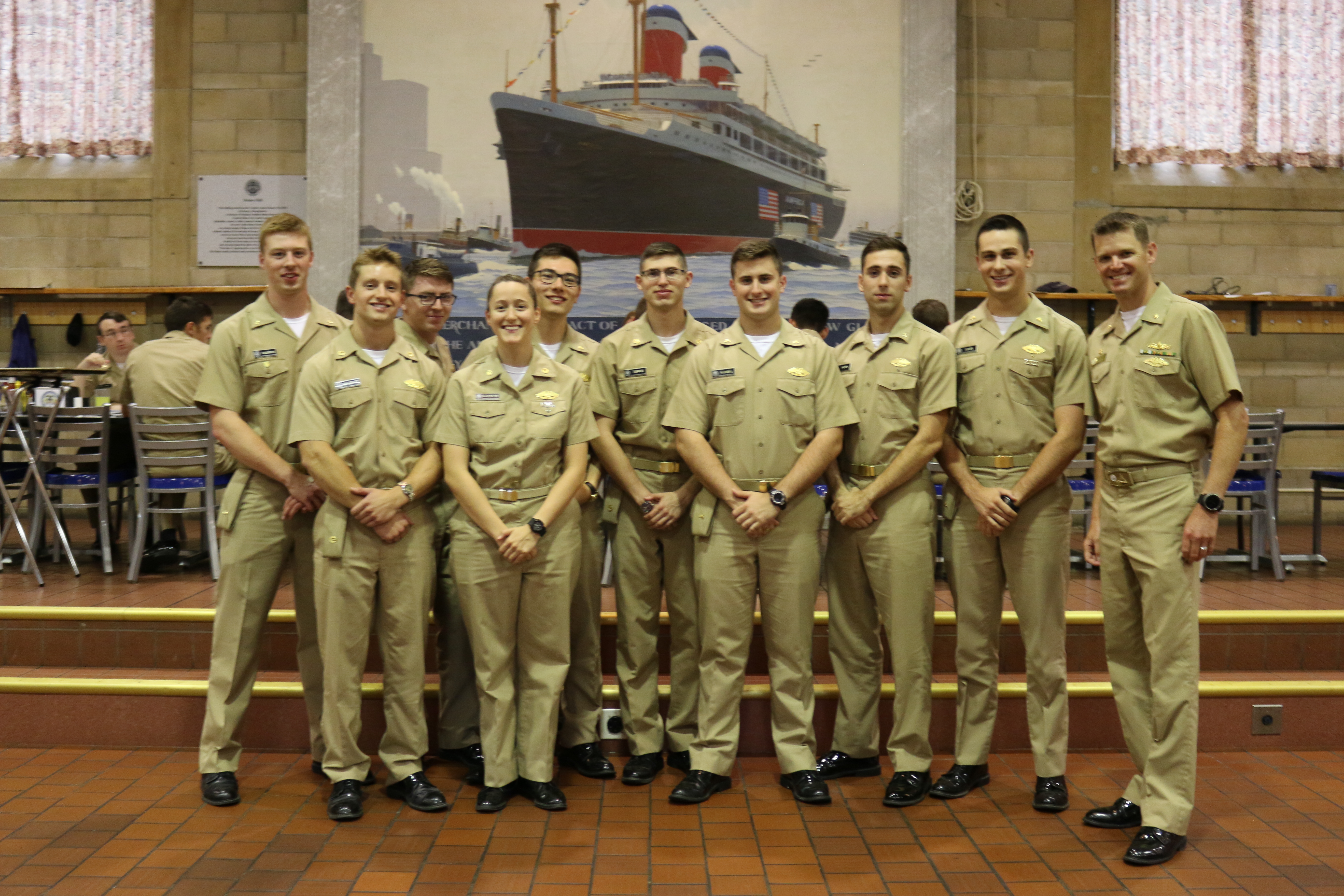 LCDR Ingram and the USMMA Chapter of the US Navy League