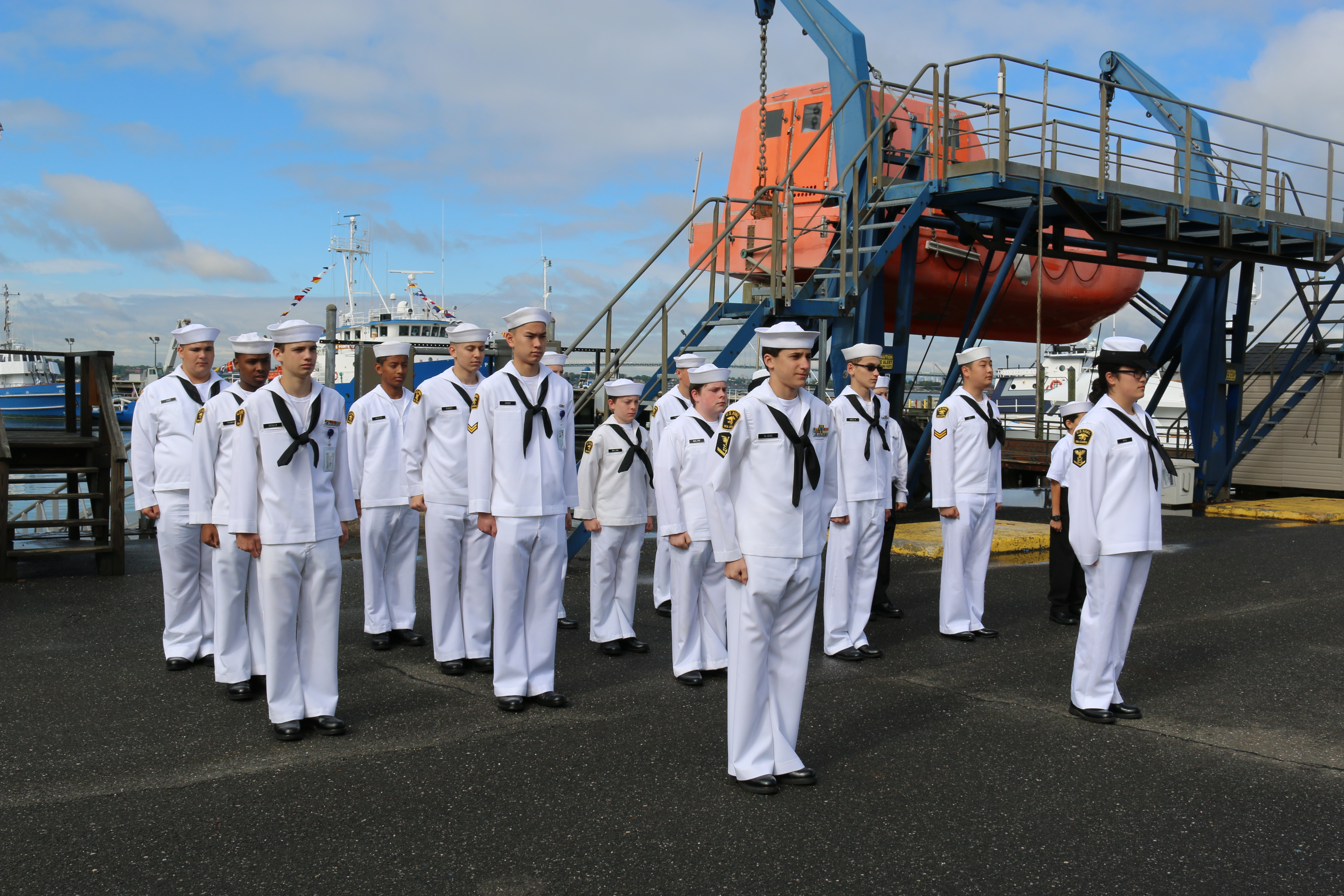 US Naval Sea Cadets (CPL Kyle Carpenter Division) muster
