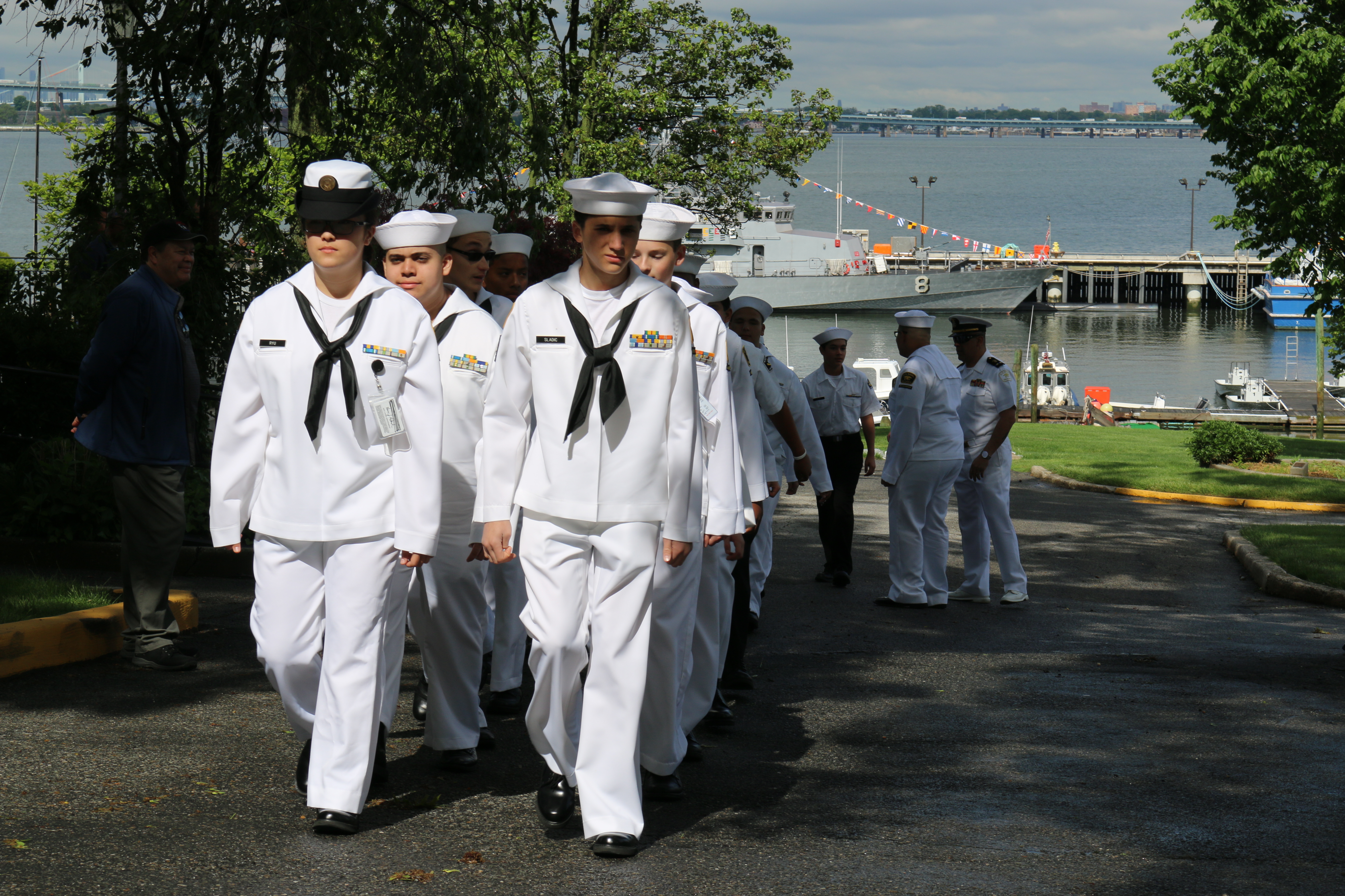 US Naval Sea Cadets (CPL Kyle Carpenter Division) visit the campus