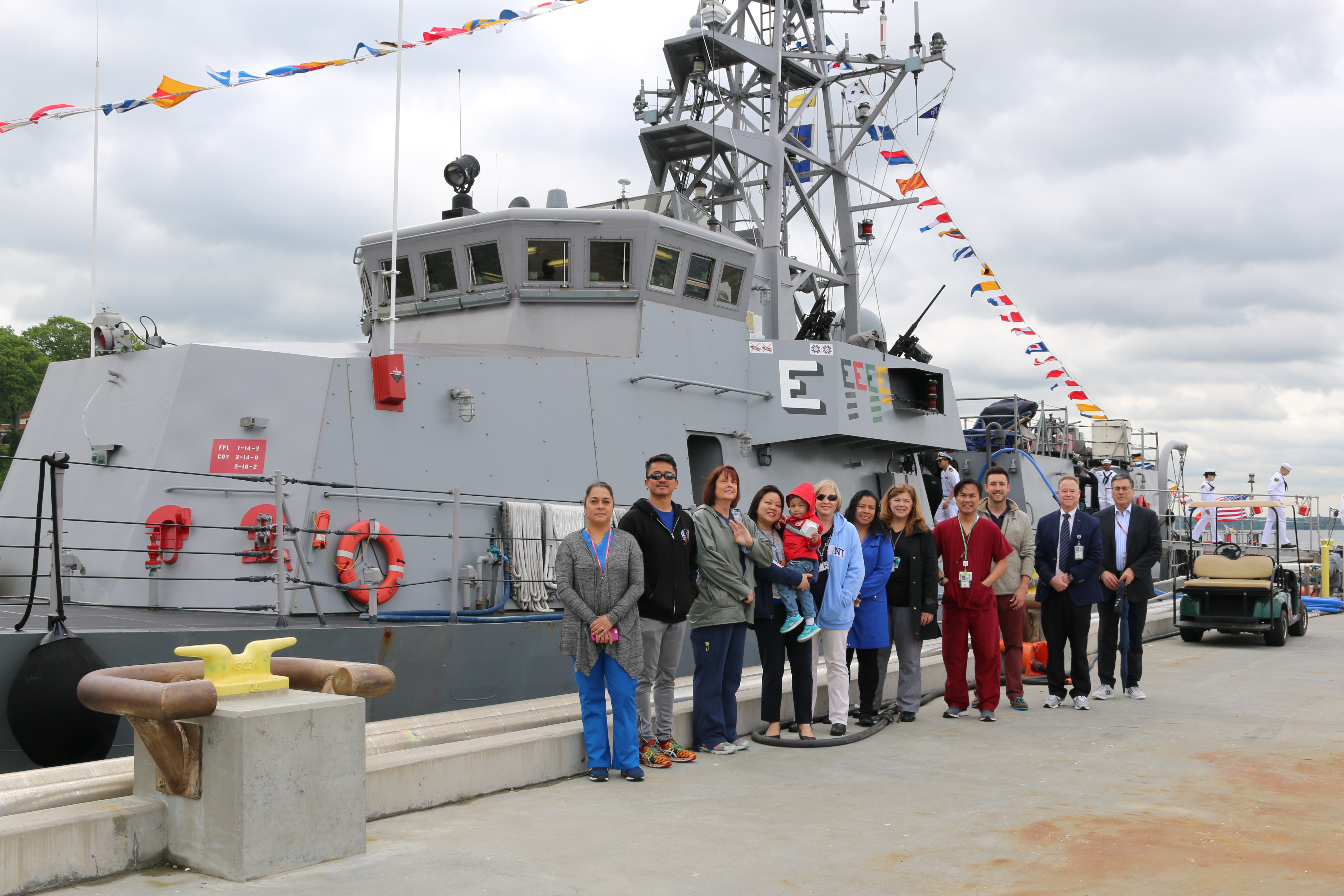 Northwell Health and Patten Health Services visit USS Zephyr