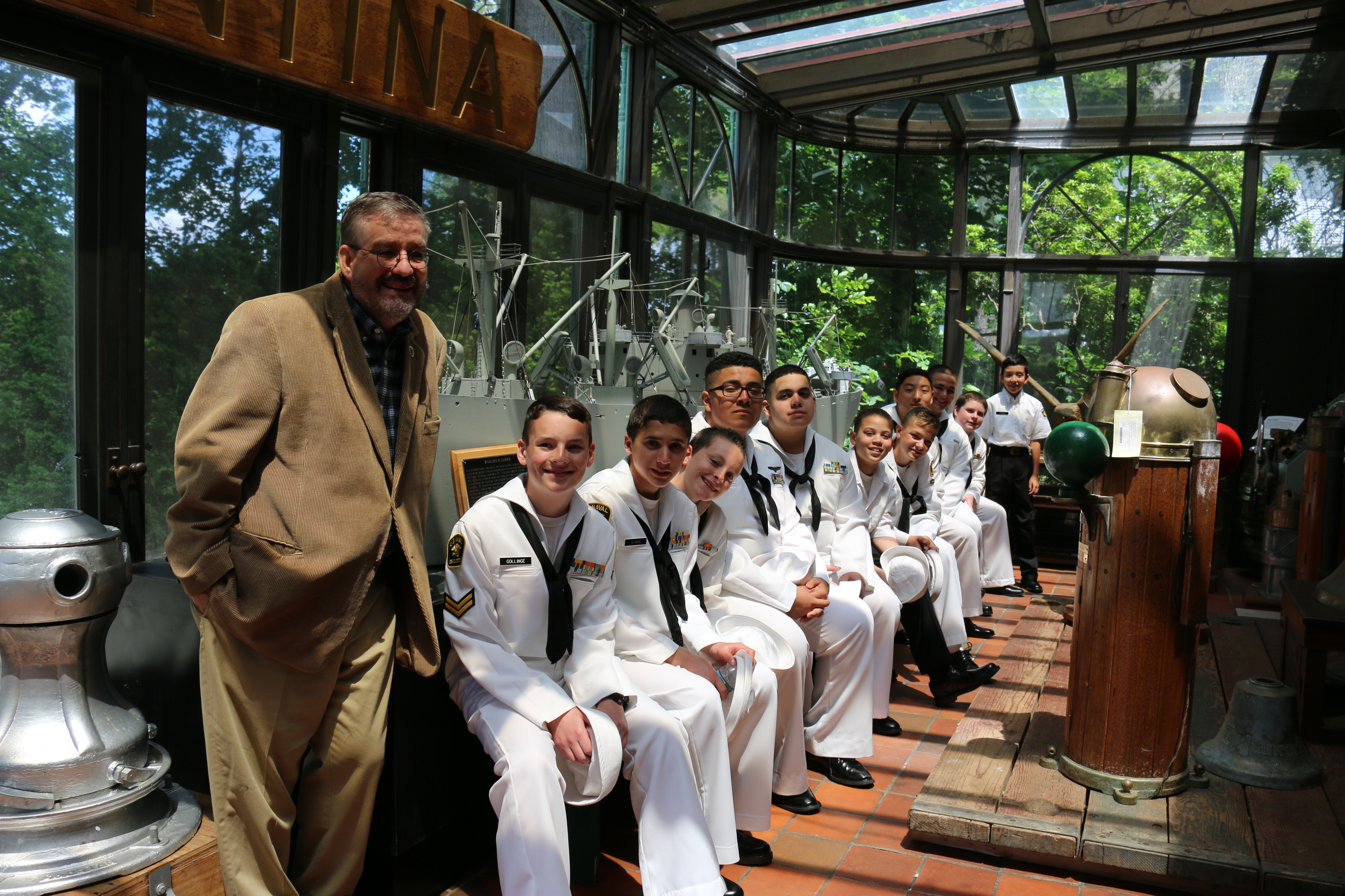 Dr. Josh Smith with US Naval Sea Cadets (CPL Kyle Carpenter Division) 