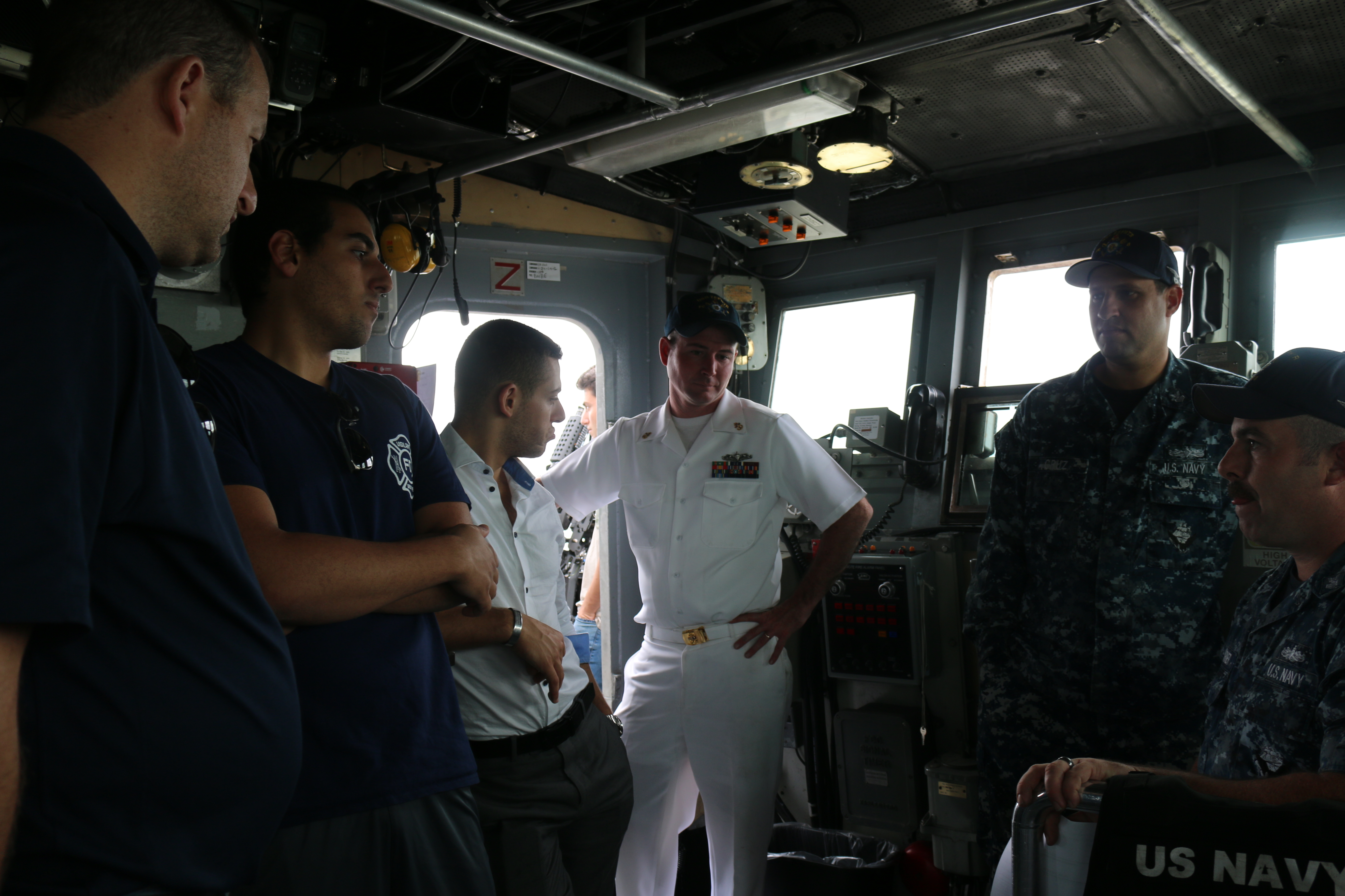 Great Neck Vigilant Fire Department visits the USS Zephyr