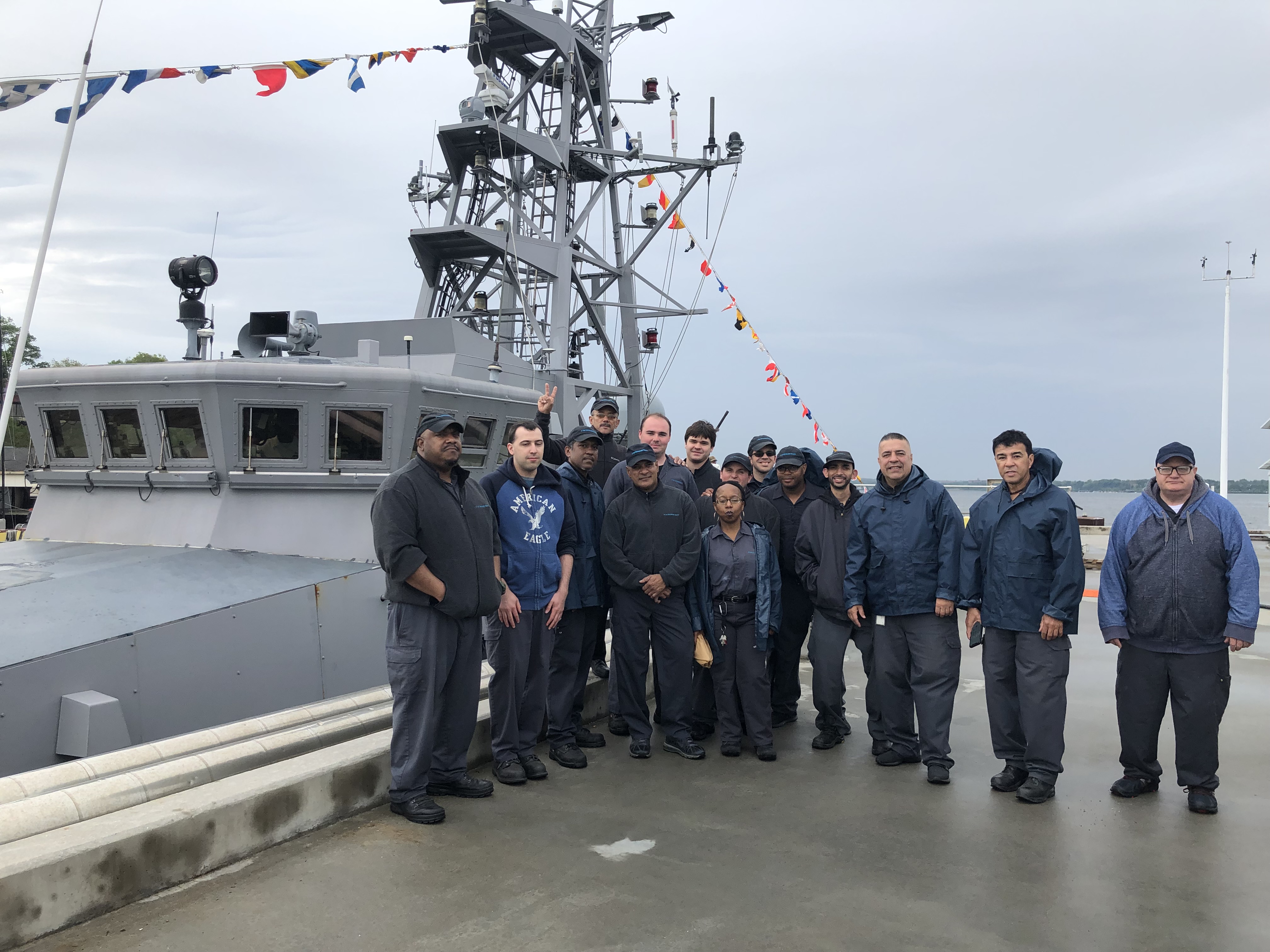 Midshipmen visit the USS Tornado - PC 14