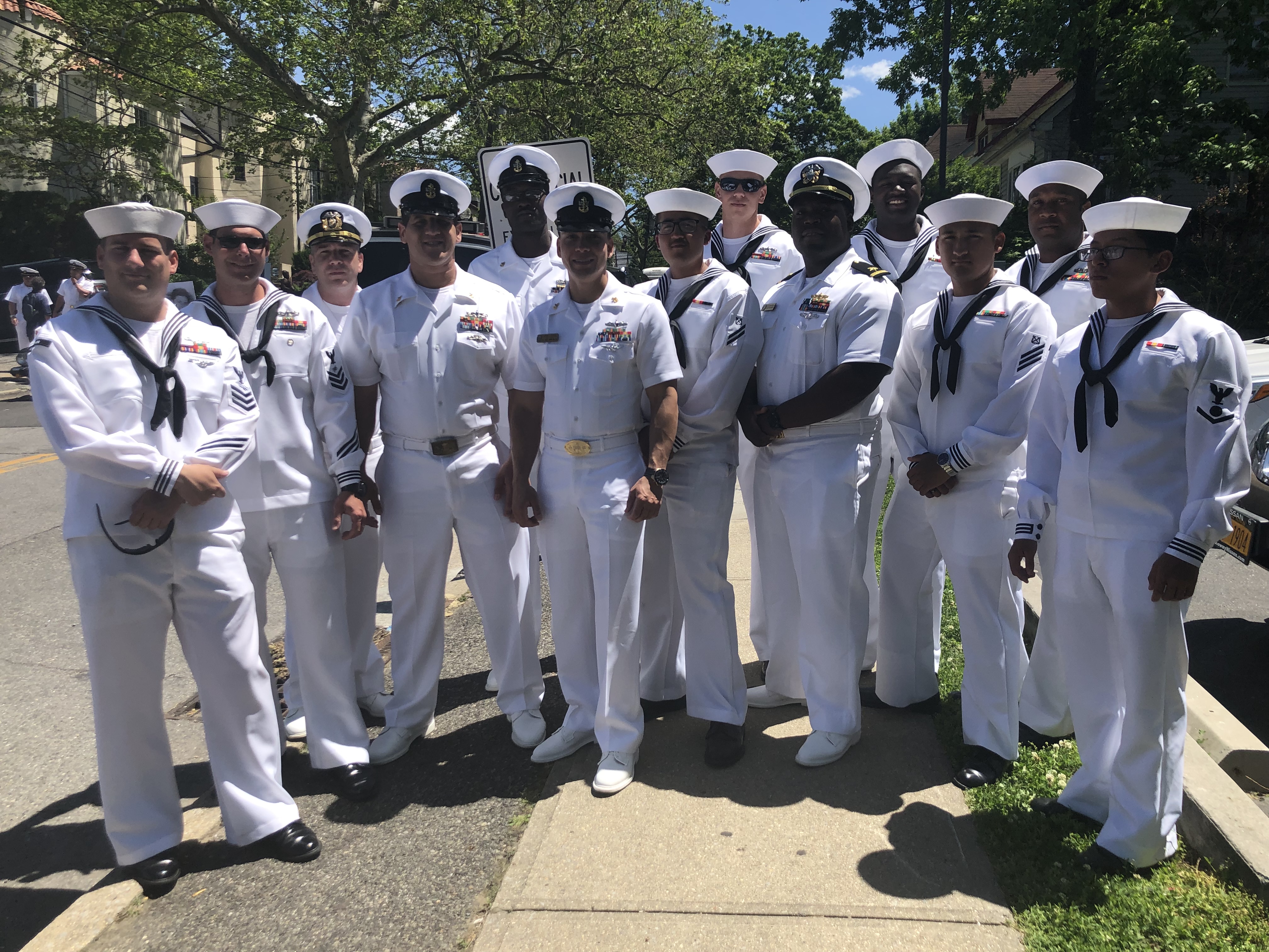 Midshipmen ready for Little Neck-Douglaston parade