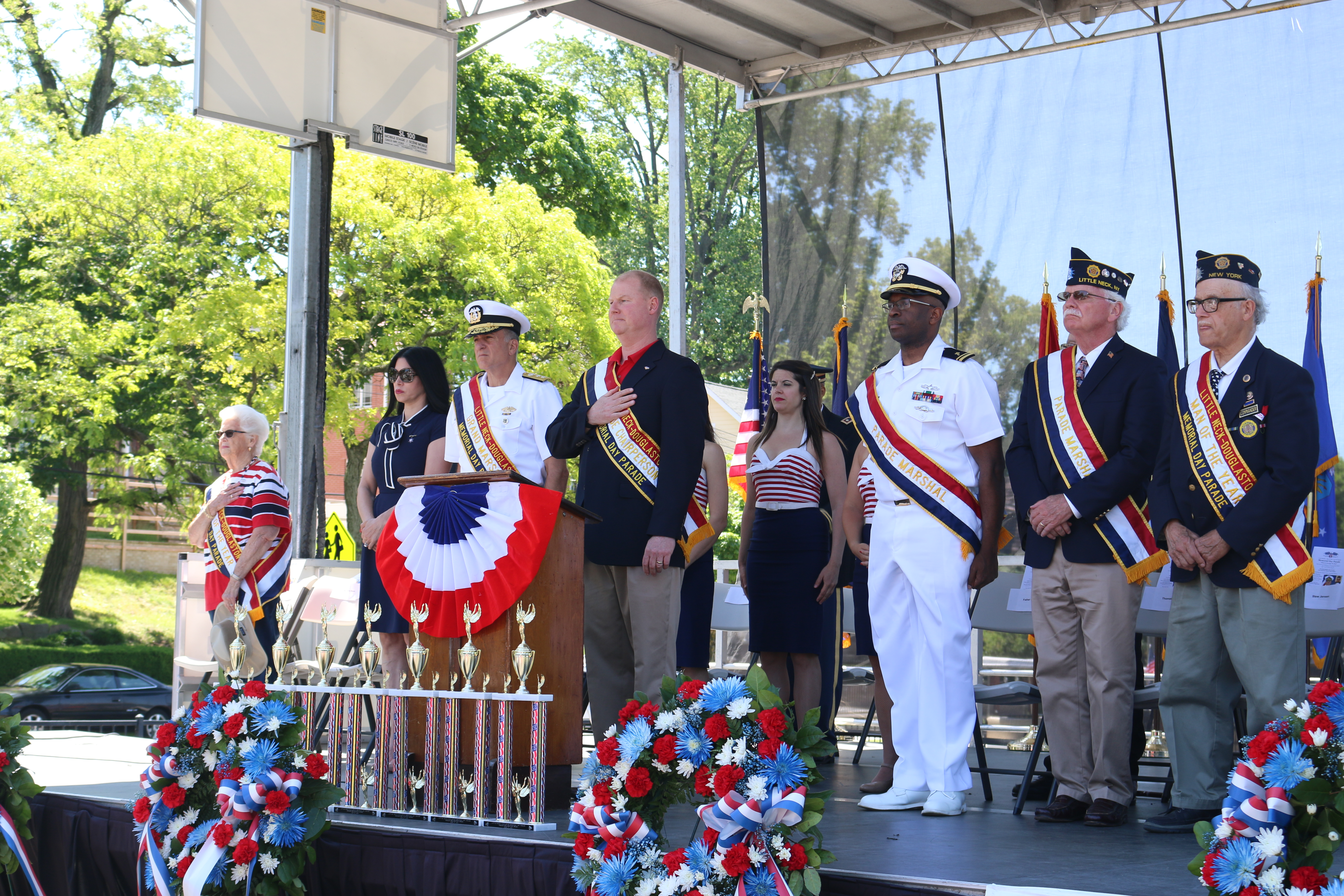 Admiral Buono thanks everyone for the honor of being Grand Marshal