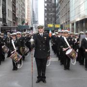 Regimental Band Ready to Step Off
