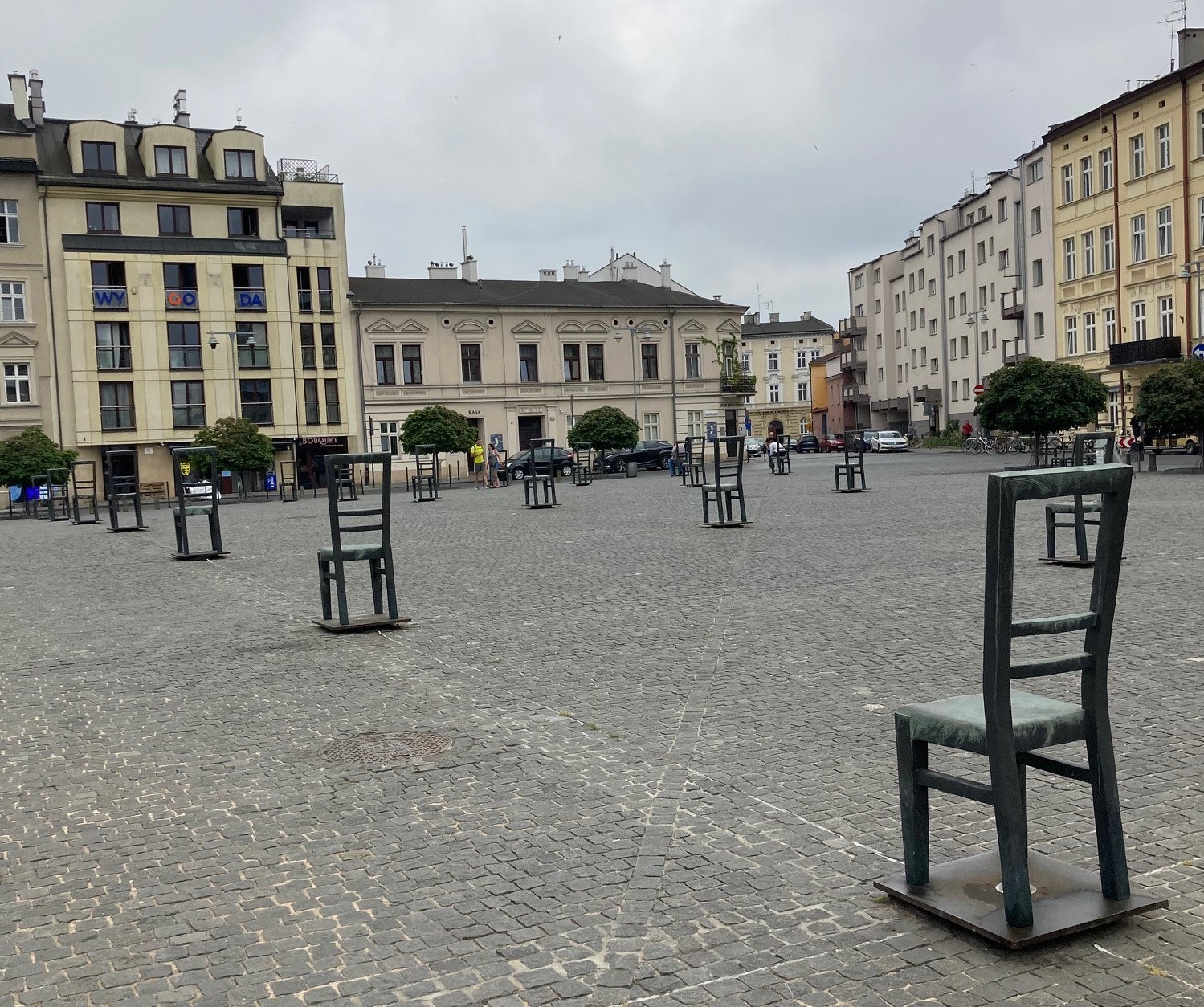 The Deportation Square in the Krakow Ghetto