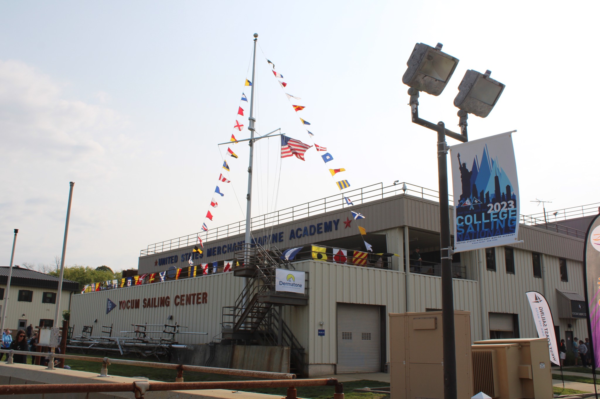 Outside view of the Yocum Sailing Center.