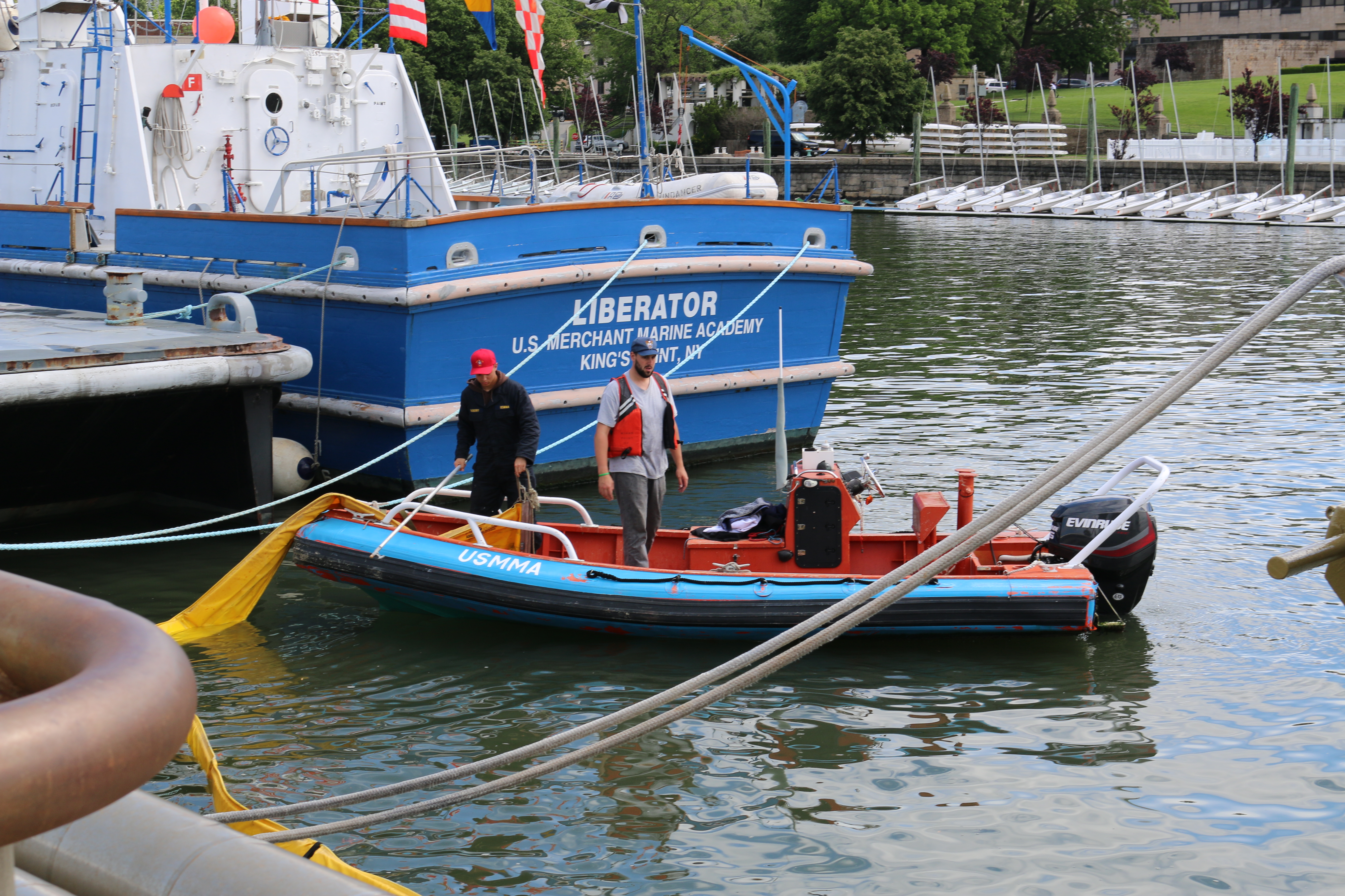 USMMA Waterfront staff supports USS Zephyr operations