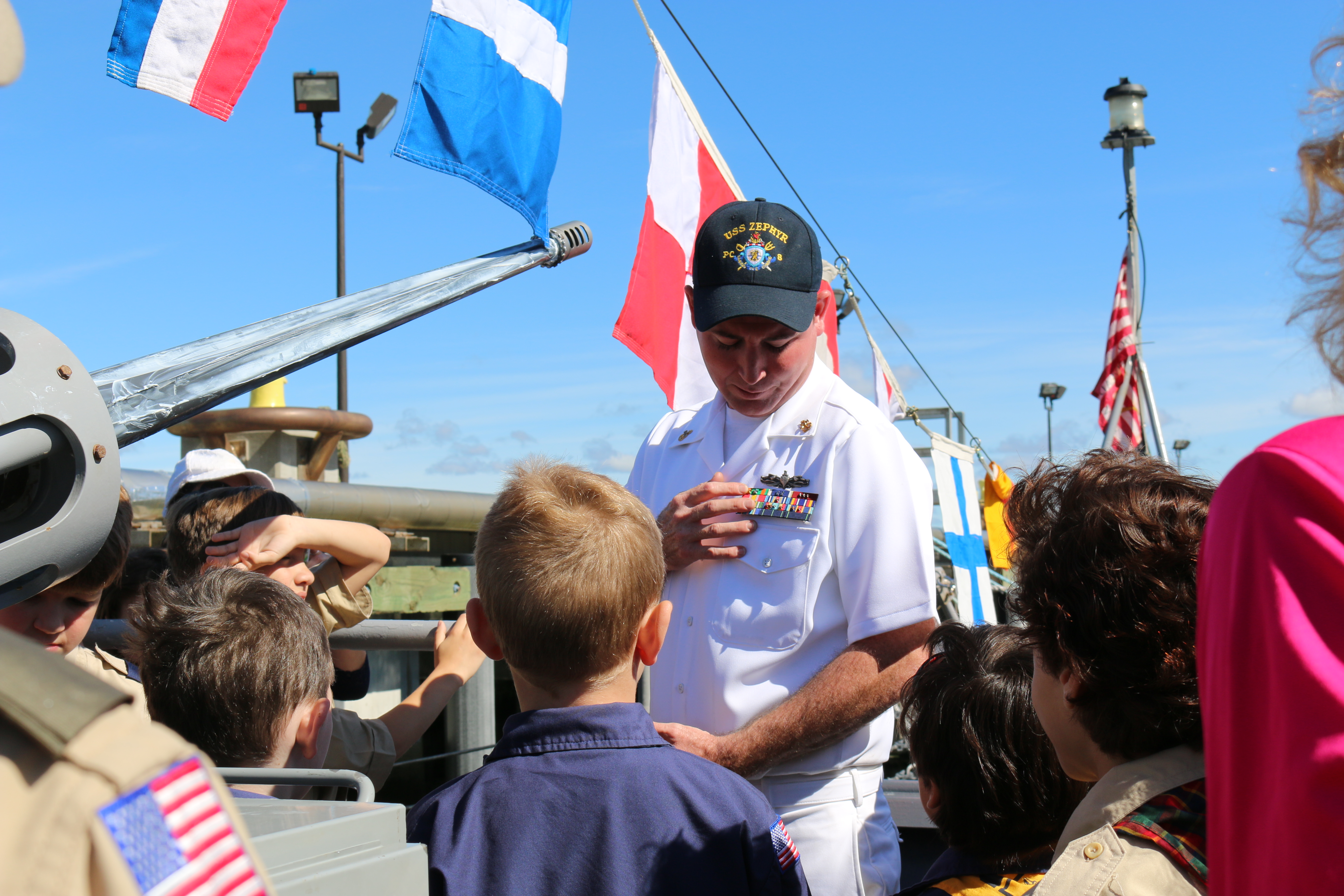 Chief Youngquist inspires the next generation with his outstanding service 