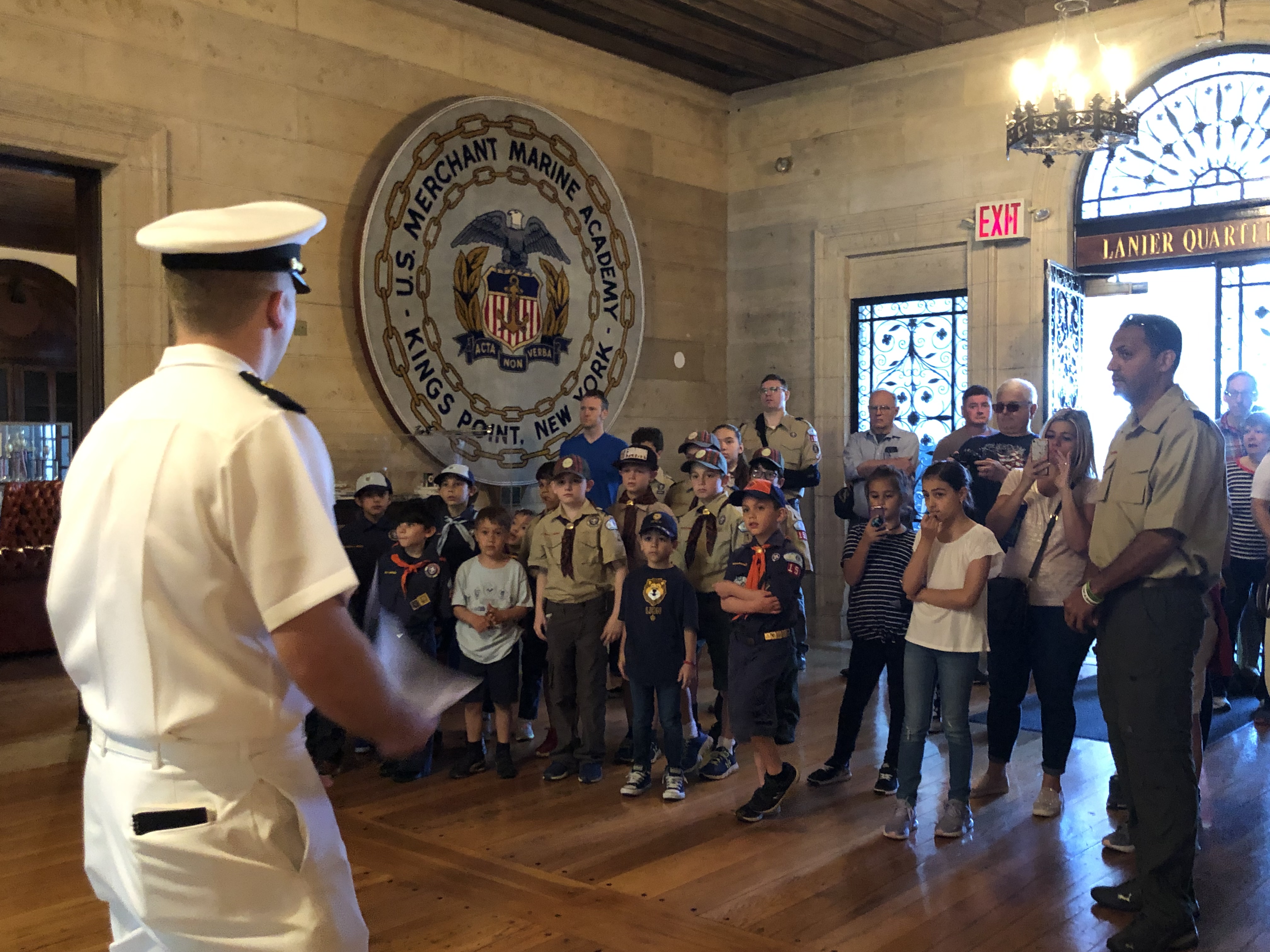 Admiral Buono welcomes the Sea Cadets