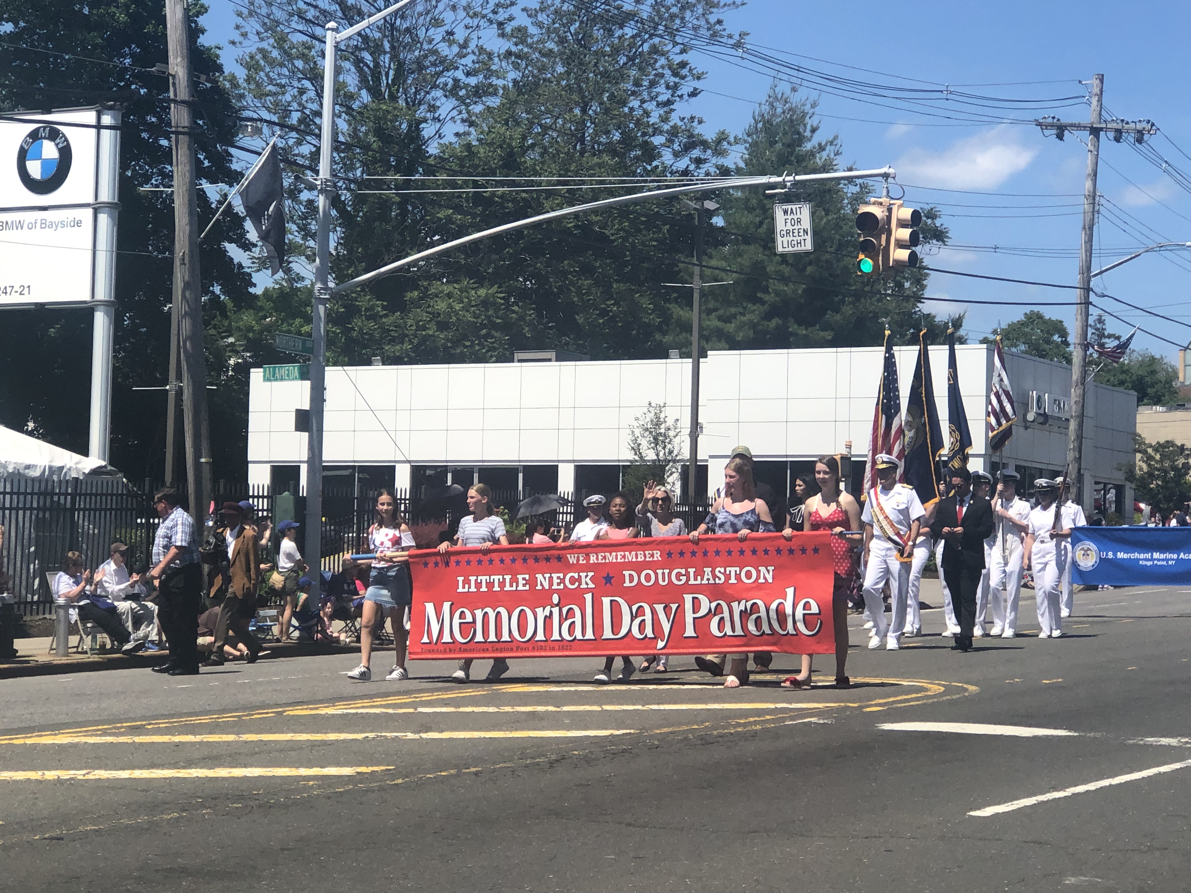 USMMA Color Guard at the Little Neck-Douglaston Memorial Day Parade