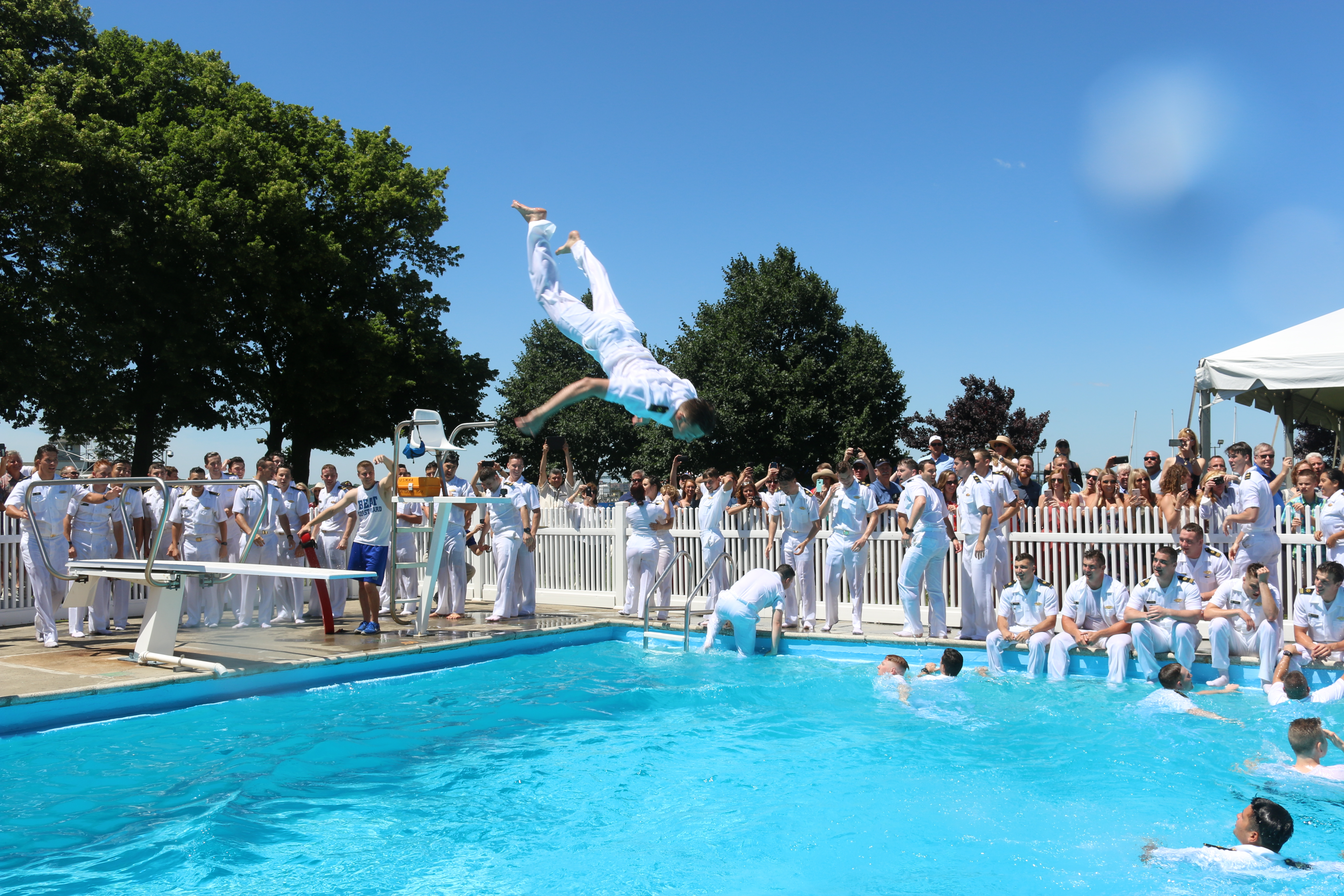 Midshipmen dive into Eldridge pool 