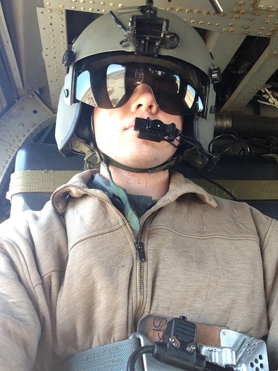 MIDN Colin Henton during his USAF Internship