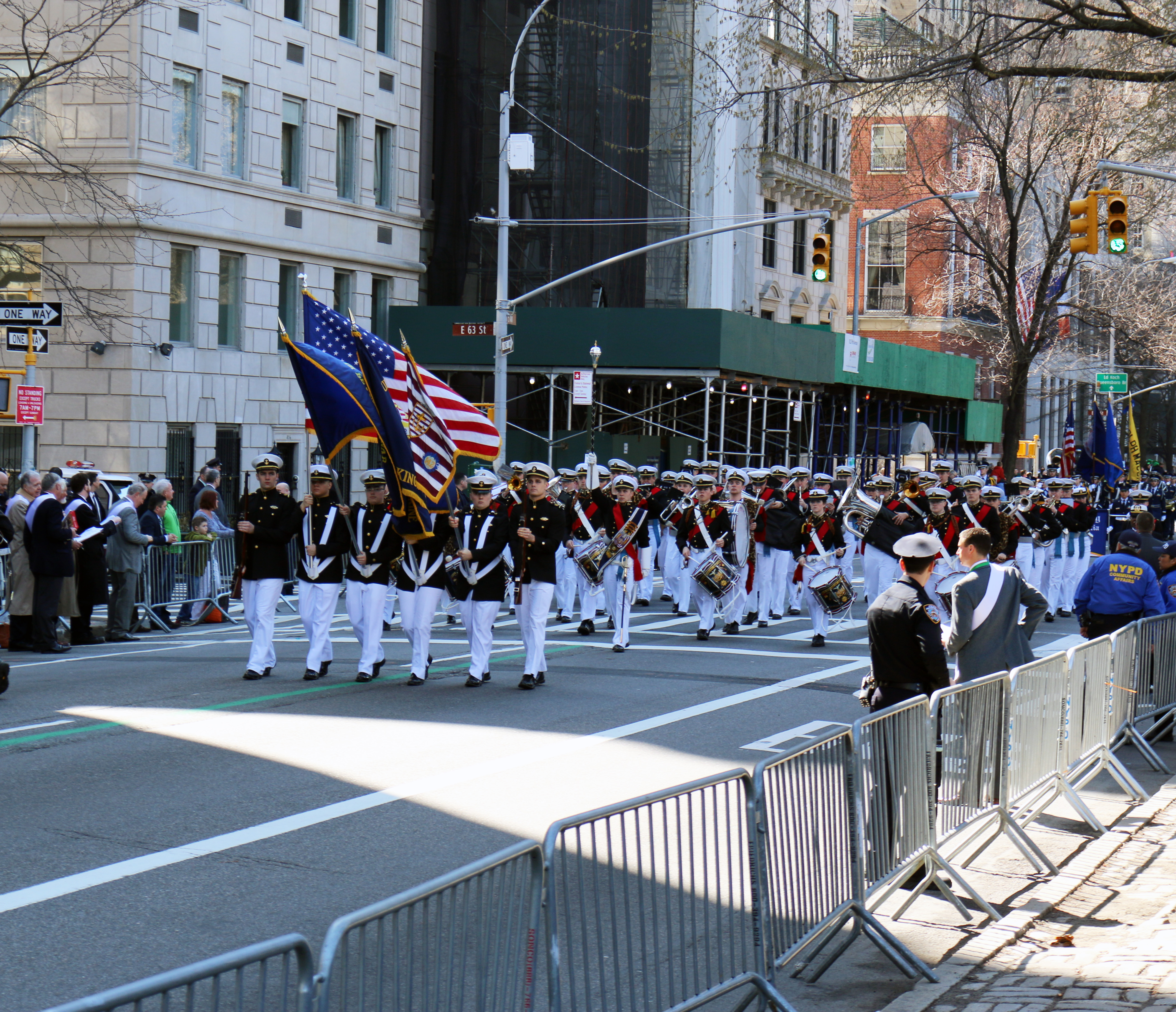 Here comes the band! George M. Cohan's Own - St. Patrick's Day 2016