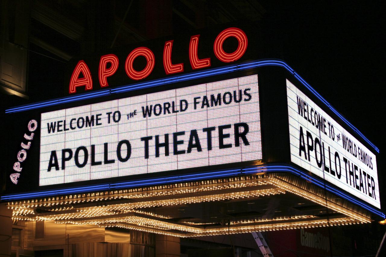 The Apollo Theater.