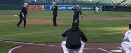 Academy Superintendents Threw Out First Pitch at Camden Yards