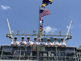 Midshipmen aboard NS Savannah