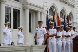 Saluting the Colors Wiley Hall 