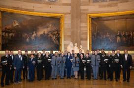 Midshipmen and Cadets at National Prayer Breakfast