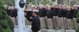 Midshipman Dy rang 33 bells for the El Faro Crew, and 8 bells for the vessel