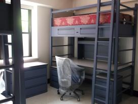 New barracks room and furniture.