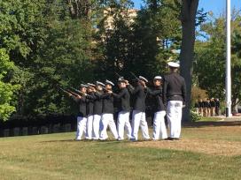 21-Gun Salute by USMMA Drill Team