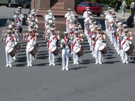 Band at Greenwood Cemetary in Brooklyn, NY