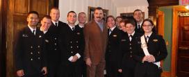 Tom Selleck took time after the show to thank Midshipmen Tom Selleck took time after the show to thank Midshipmen