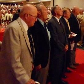 Left to Right: Professors Emeriti Dr. Walter M. Maclean, Capt. Robert Madden, Prof. Laurence Cassar, Dr. Jacques Szaluta and Dr. Boris Butman.  