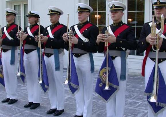 The USMMA Regimental Band.